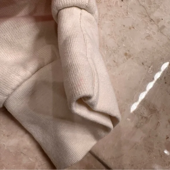 Aviator Nation Cream Sweater with Rainbow Stripes - Picture 6 of 9